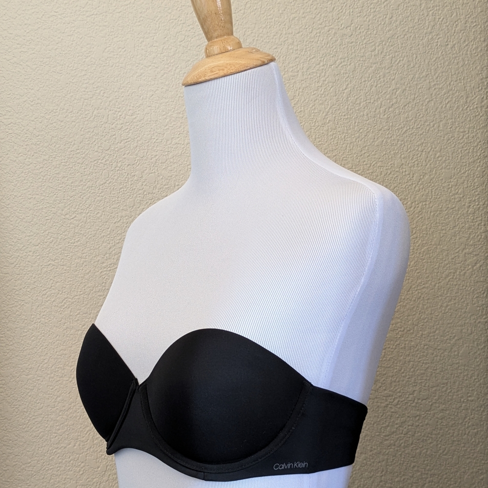 Calvin Klein Black Strapless Bra